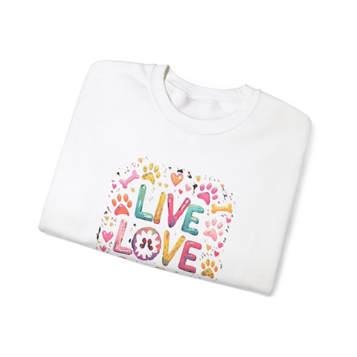 Crewneck Sweatshirt - Live Love Bark - Buy That Thang