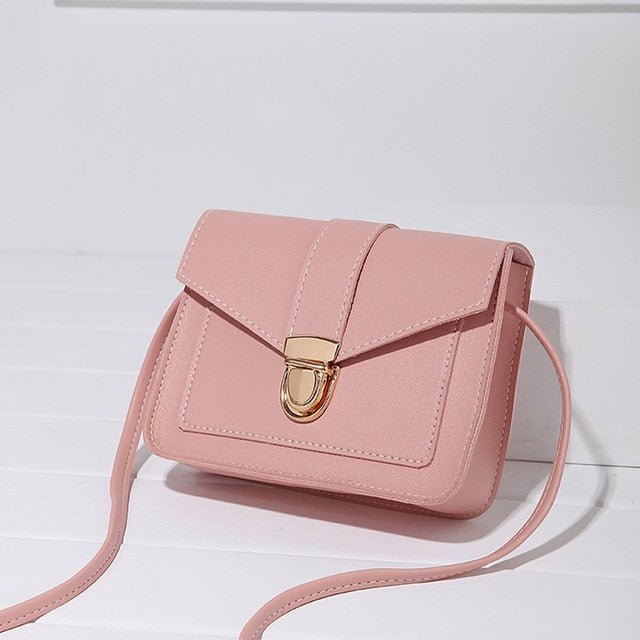 Fashion Small Crossbody Bags for Women Mini PU Leather Shoulder Messenger Bag for Girl Yellow Bolsas Ladies Phone Purse - Buy That Thang