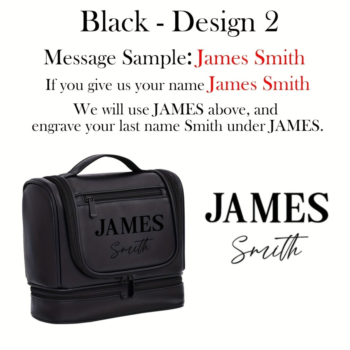 Personalized Men's Large - Capacity Travel Tote Bag - Custom Name/Initials, Elegant Organizer with Multiple Compartments, Hangable Design & Golden - Tone Hardware, Durable for Business, Vacation, Formal Events - Ideal Gift for Hu - Buy That Thang