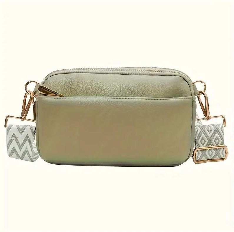 Fashion Puzzle Triple Zip Small Crossbody Bag Lady Bag Woman Oblique Straddle Bag,Shoulder Bag - Buy That Thang