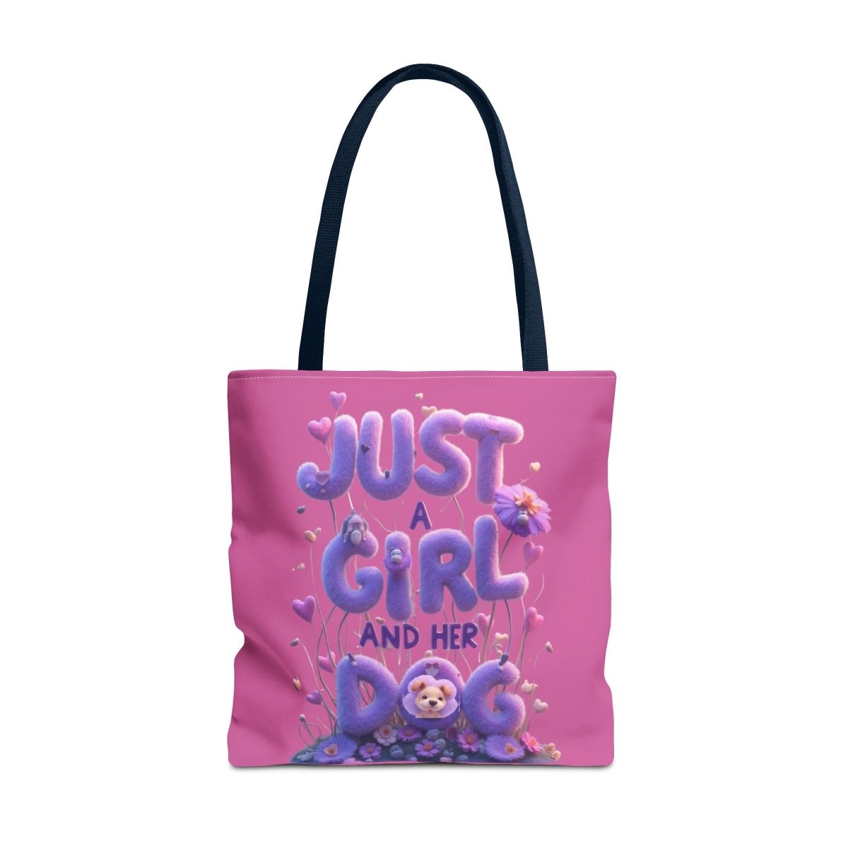 Dog Lover Tote Bag - Just a Girl and Her Dog Design - Buy That Thang