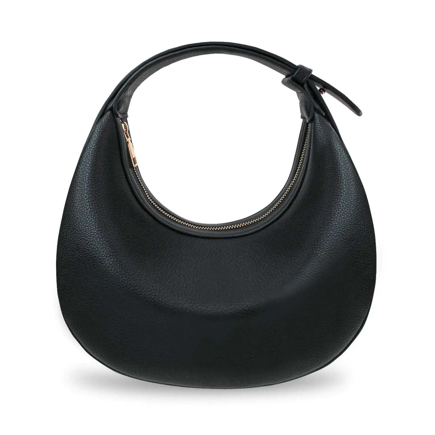 Women Crescent Shoulder Handbag - Large Capacity Crossbody Hobo Purse Trendy Crescent Bag Clutch Handbag with Adjustable Strap (A - Black) - Buy That Thang