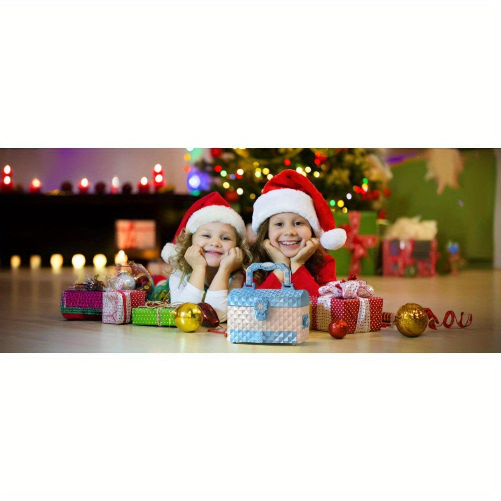 Girls Toys - 56pcs Kids Makeup Gift Box, Set - Non-toxic Washable Pretend Makeup Set with Brushes And Blendable Shades Eyeshadow for Girls Ages 3-12 | Perfect Kids Toys, Birthday Gifts