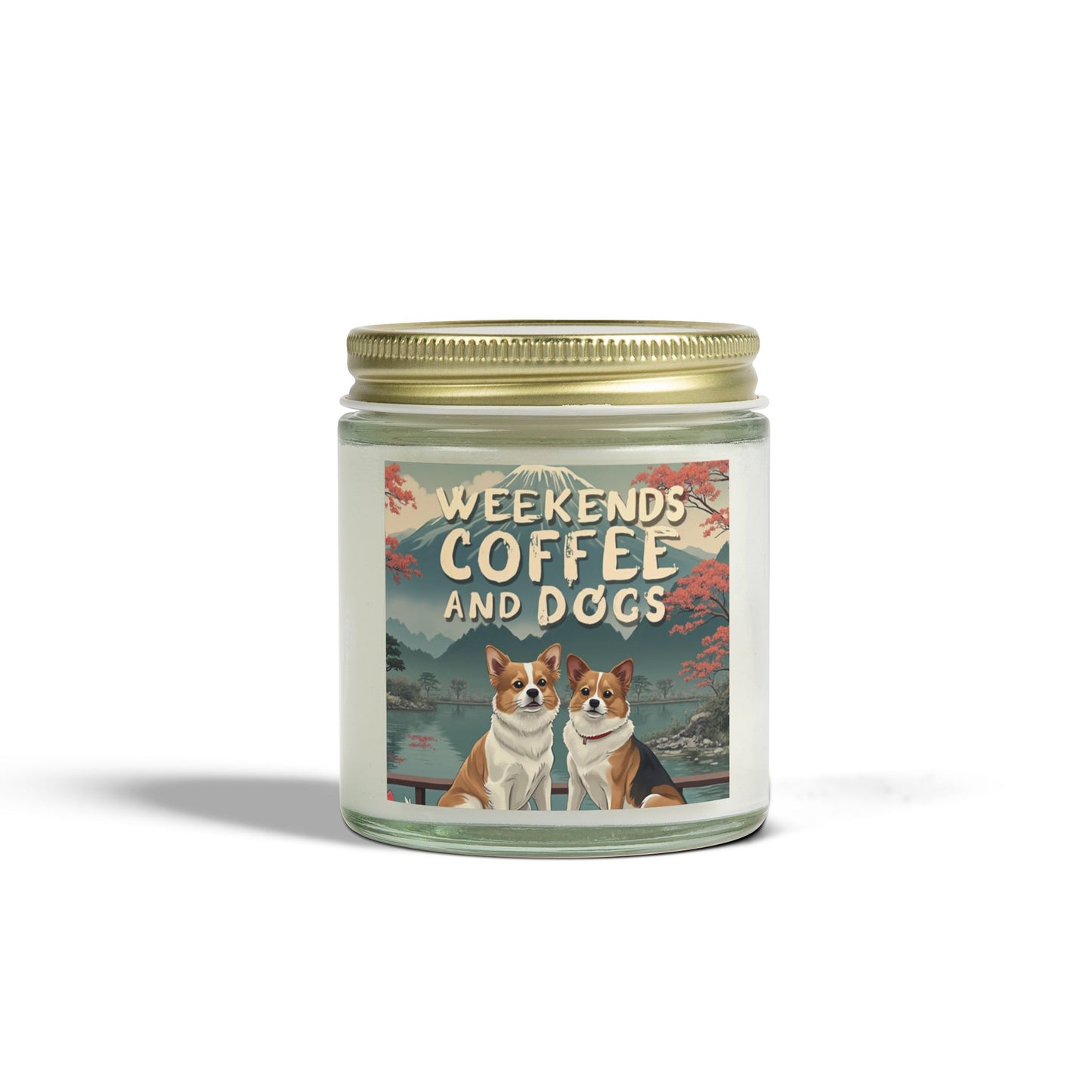 Candles Coconut Apricot Wax Coffee Dogs Scented