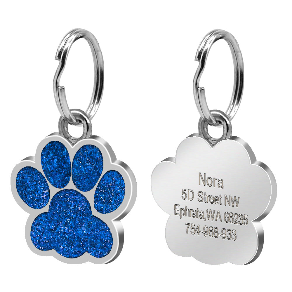 Personalized Footprint Dog Tag