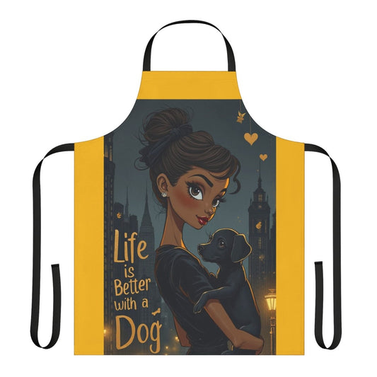 Apron, Dog Lover Life is Better with a Dog - Buy That Thang