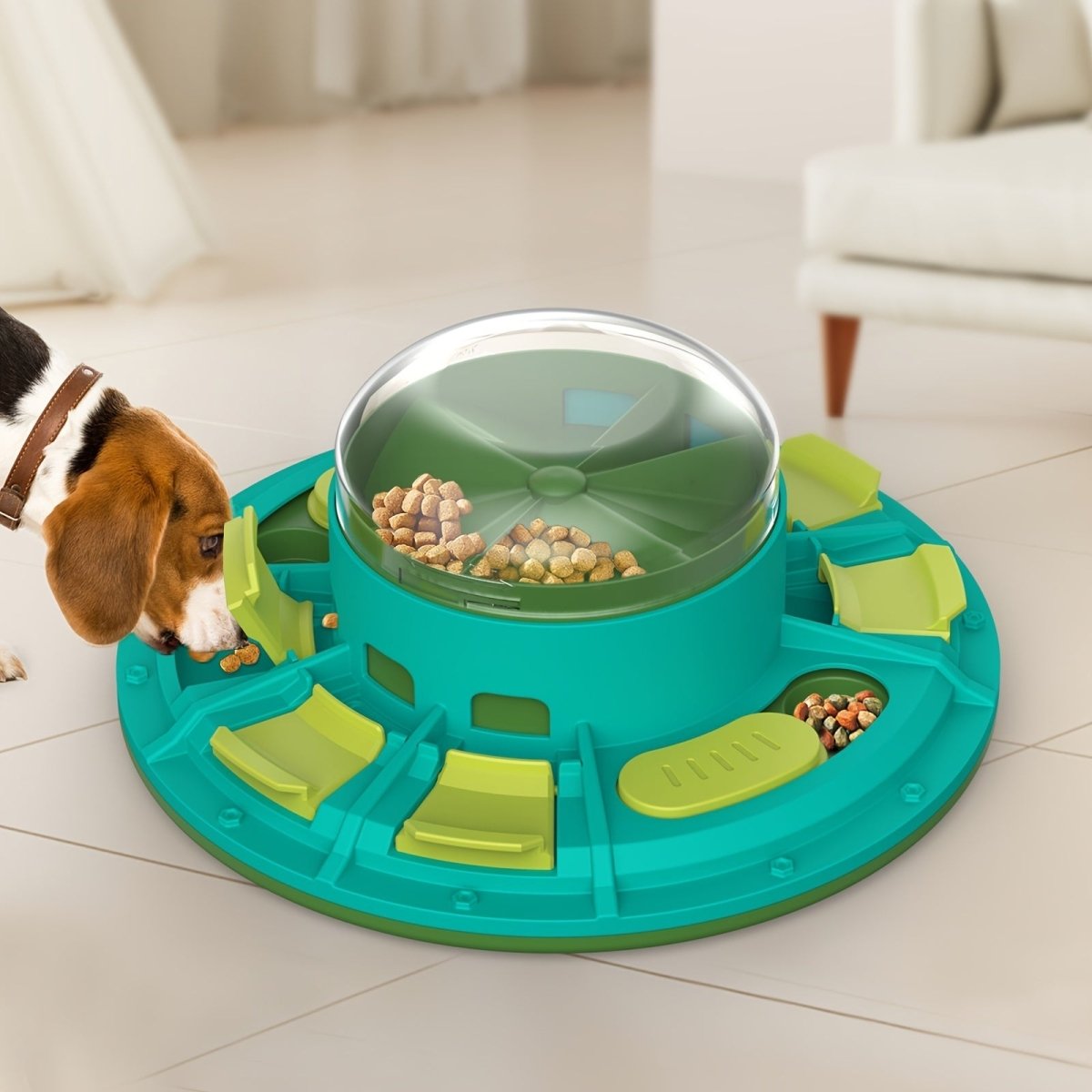Interactive Dog Puzzle Toy For IQ Improvement And Slow Feeding Suitable For All Sizes Pets Nutritious Diet - Friendly Non - Electric Plastic Pets Game Pet Products - Buy That Thang