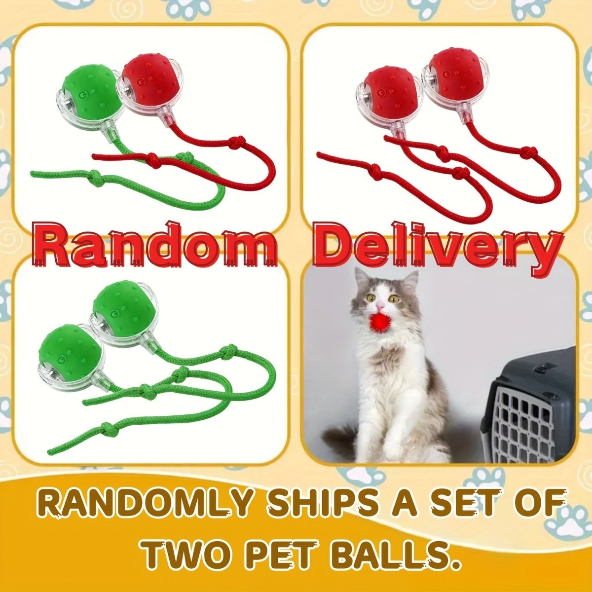 1/2/3pcs Interactive Cat & Dog Toys Balls - Automatic Electric Fast Moving Rolling Ball with USB Rechargeable Motor, 36V Safe Operation, No Batteries Needed for Indoor Play, Durable Plastic Construction, Ideal Gift for Cats & - Buy That Thang