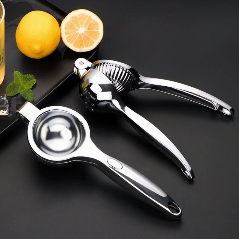 New Stainless Steel Manual Lemon Squeezer, Commercial Fruit Orange Juicer, Hand - Press Citrus Press for Juicing - Buy That Thang