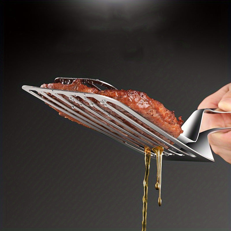 1/2pcs Stainless Steel Multifunctional Serving Tongs - Versatile Kitchen Tool for Easy Handling of Buffets Fish Steaks Breads Salads and Desserts - Durable Rust-proof Ergonomic Design for Easy Presentation and Preparation of