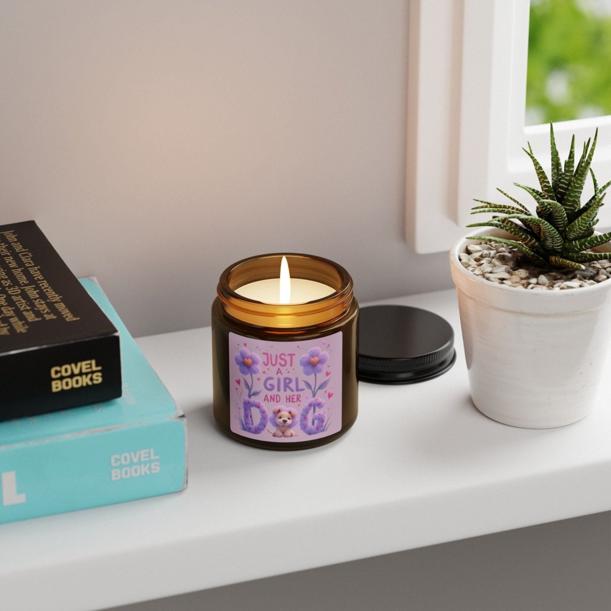 Scented Soy Candle (Multi - Size, Amber Jar) - Buy That Thang