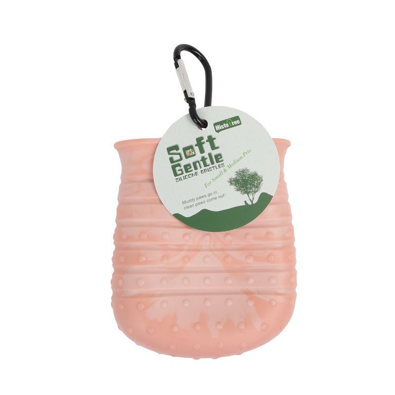 2 In 1 Dog Paw Cleaner Cup Soft Pet Dog Foot Cleaning Washer Brush Cup Portable Pet Foot Washer Paw Clean Brush Foot Cleaning Bucket Pet Products - Buy That Thang