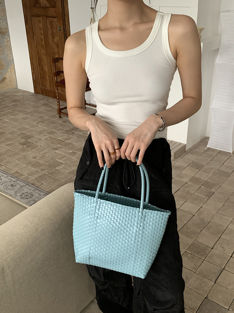 Women's Shoulder Tote Hand-woven Bag
