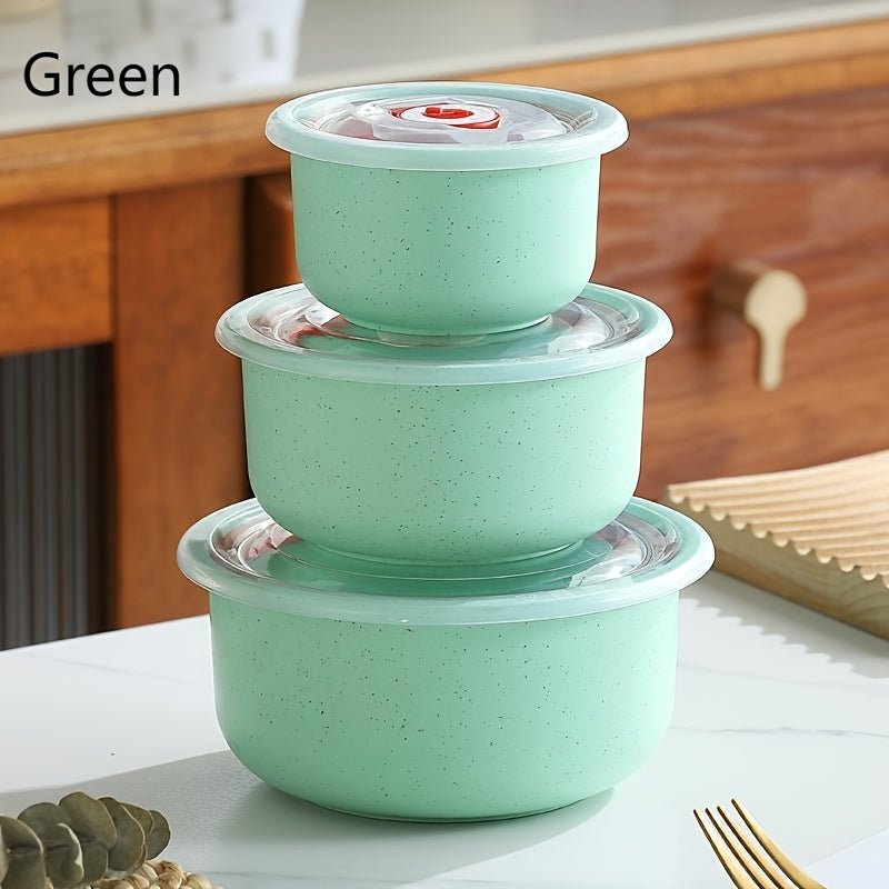 3/4pcs Large Capacity Plastic Refrigerator Storage Boxes - Keeps Fruit, Vegetable, Meat, Egg, Dumpling Fresh - Air - tight, Fresh - keeping, Easy - to - Clean, Stackable, Space - saving Kitchen Food Containers - Buy That Thang