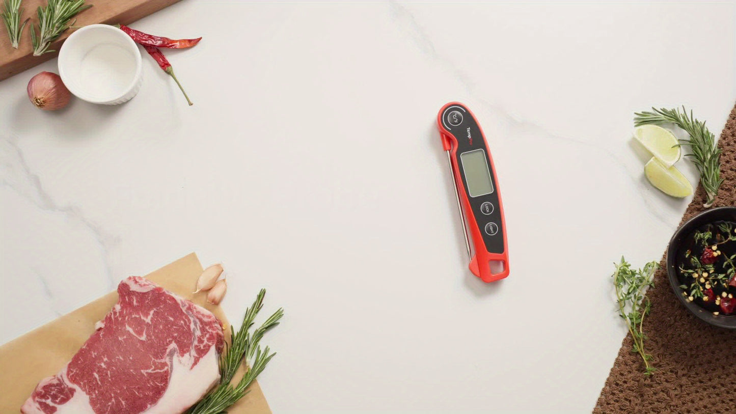 Digital Meat Thermometer For Cooking, Food Thermometer For Kitchen BBQ Oil Grill Smoker Candy Thermometer