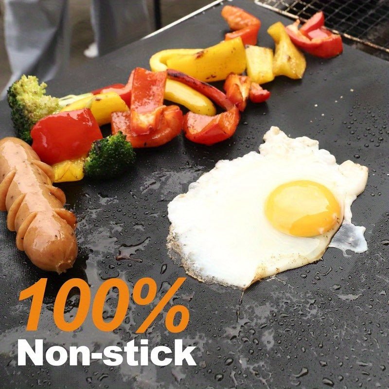 1pc, Oven Liners for Bottom Of Oven, BPA And PFOA Free Oven Mat, Thick Heavy Duty Non Stick Oven Mats for Electric, Gas, Toaster, Convection, Microwave Ovens And Grills, BBQ Accessories, Grill Accessories, Easy Clean Liner, - Buy That Thang
