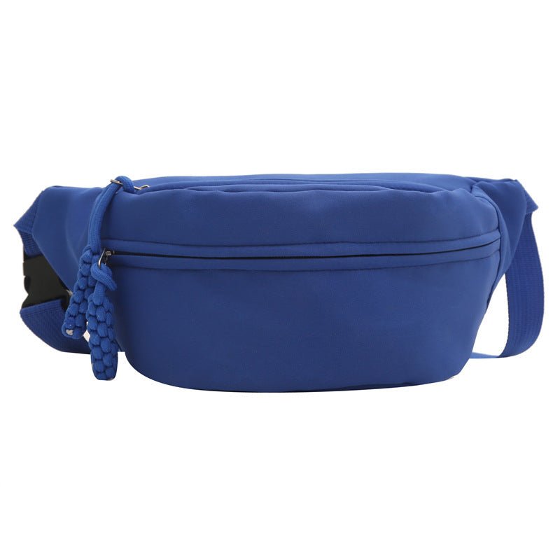 Crossbody bag women's casual bag canvas bag waist bag trendy sports chest bag - Buy That Thang