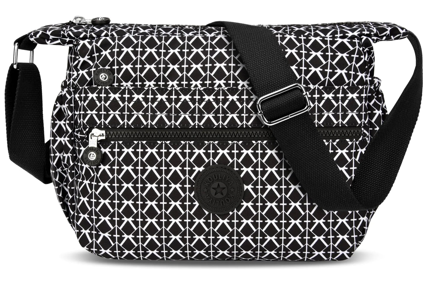 Nylon Crossbody Bags for Women Waterproof Lightweight Purses Multi Pockets Shoulder Bags