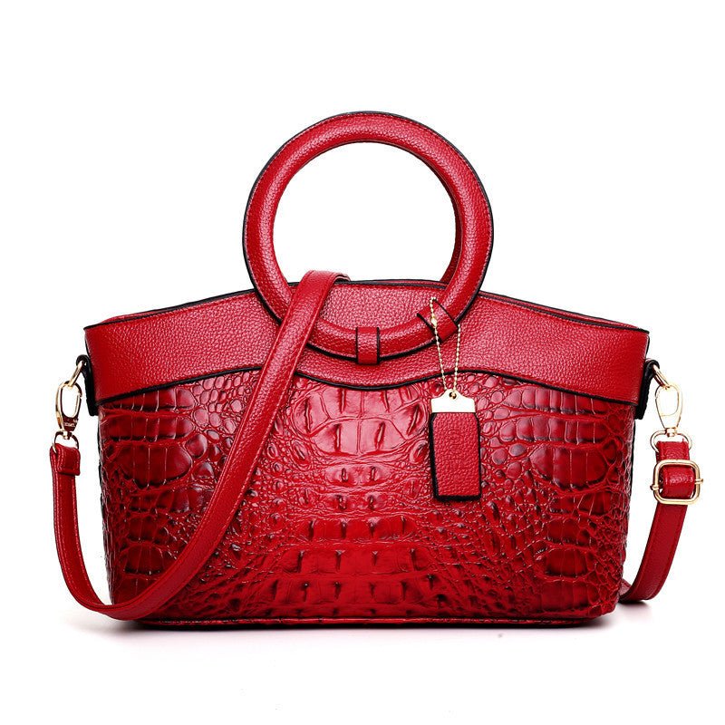 Ladies' handbag European and American style fashion ring single shoulder diagonal cross bag - Buy That Thang