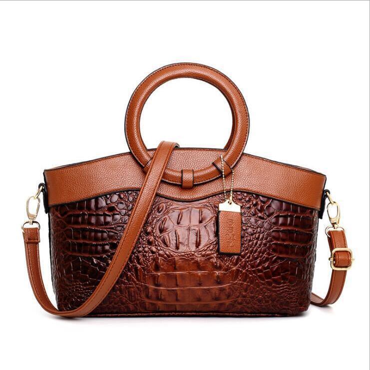 Ladies' handbag European and American style fashion ring single shoulder diagonal cross bag - Buy That Thang