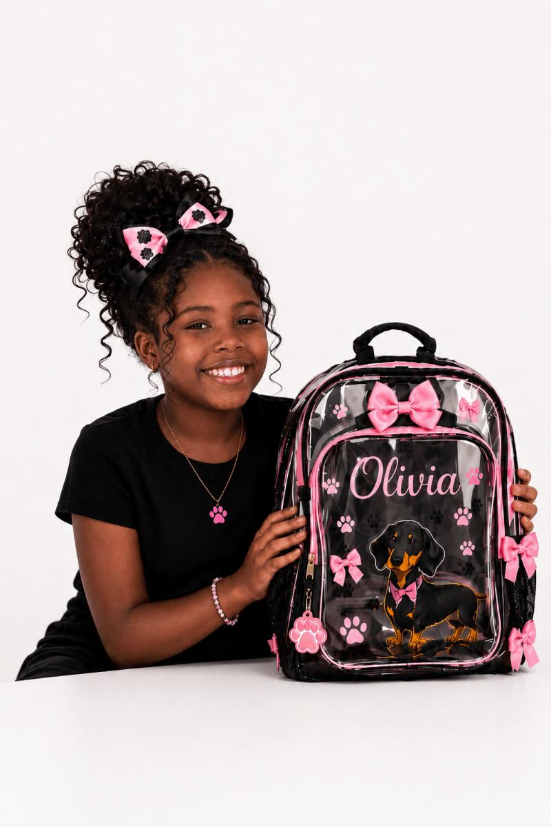 Personalized 17-Inch Clear PVC Everyday Tote Bag