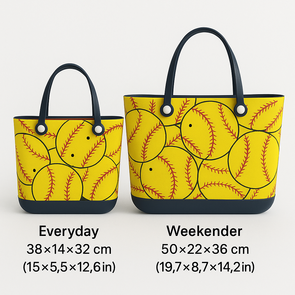 Beach Bag Portable Printing Waterproof Washable Rubber Beach Handbag