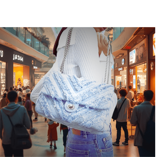 Denim Chain Bag - Buy That Thang
