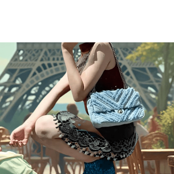 Denim Chain Bag - Buy That Thang