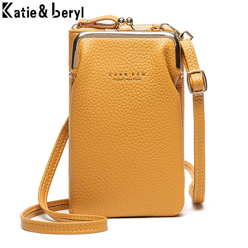 Fashion Small Crossbody Bags Women Mini PU Leather Shoulder Messenger Bag For Girls Yellow Bolsas Ladies Phone Purse Zipper Flap - Buy That Thang