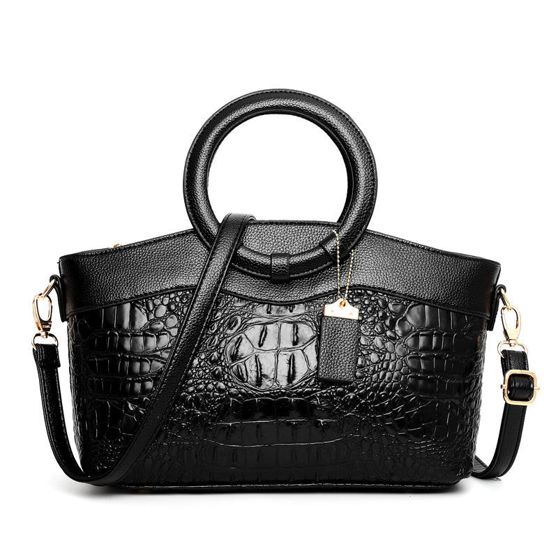 Ladies' handbag European and American style fashion ring single shoulder diagonal cross bag - Buy That Thang