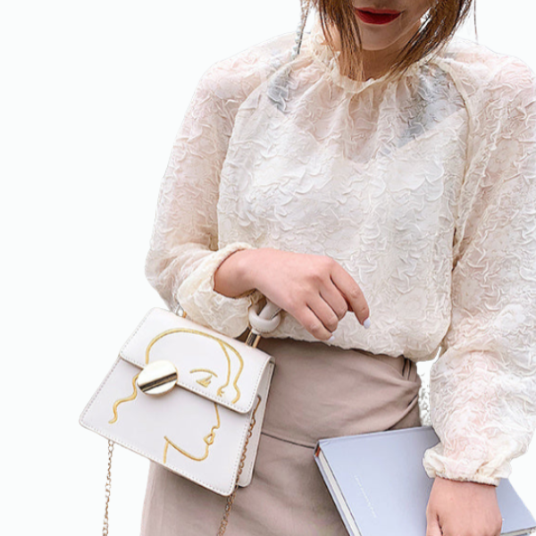 Embroidered Mini Crossbody Bag