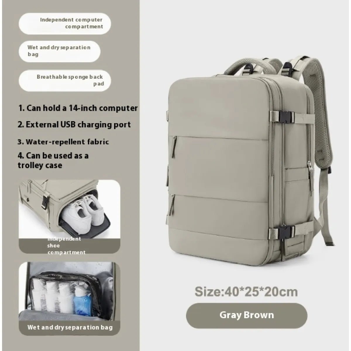 Large Capacity Student Schoolbag - Buy That Thang