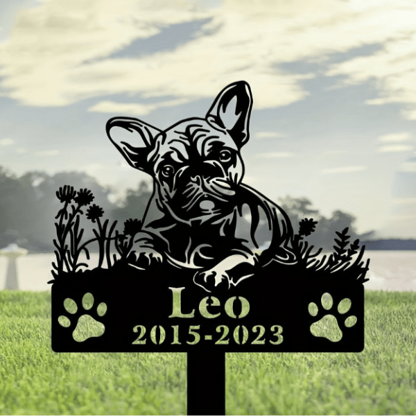 Dachshund Pet Grave Marker – Metal Memorial Stake Sign for Pet Loss & Sympathy Gift - Buy That Thang