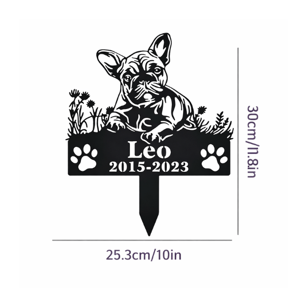 Dachshund Pet Grave Marker – Metal Memorial Stake Sign for Pet Loss & Sympathy Gift - Buy That Thang