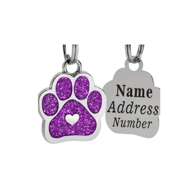 Personalized Footprint Dog Tag
