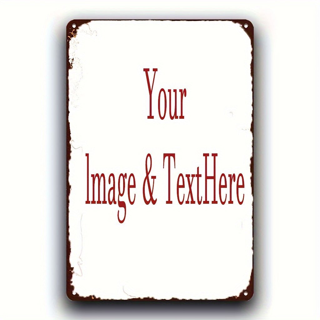 Personalized 8X12 Inch Vintage Metal Sign - Buy That Thang
