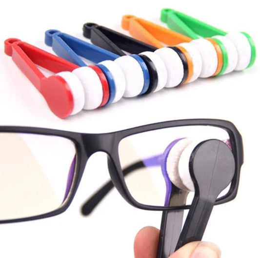 5PCS Glasses Cleaner Lenses for Glasses Brush Soft Microfiber Spectacles Cleaner Rub Eyeglass Cleaning Wiping Tool - Buy That Thang
