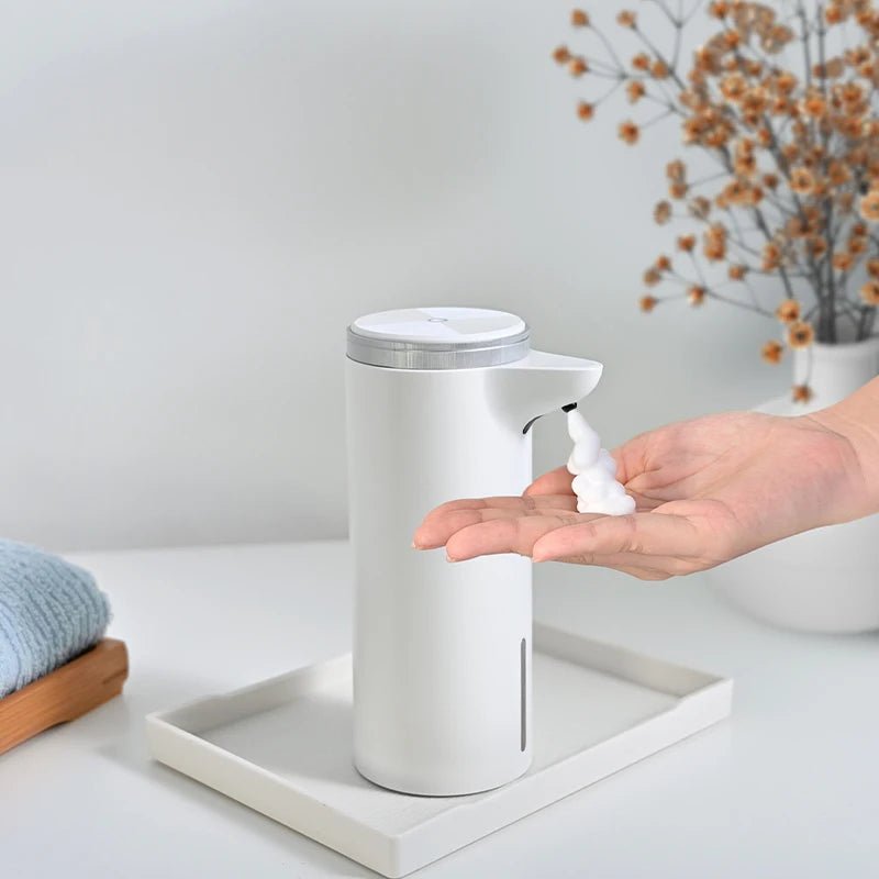 Automatic Soap Dispenser Touchless - IPX7 Waterproof - Adjustable - USB C Charging Tray/Hand Sanitizer Dispenser for kitchen and b - Buy That Thang