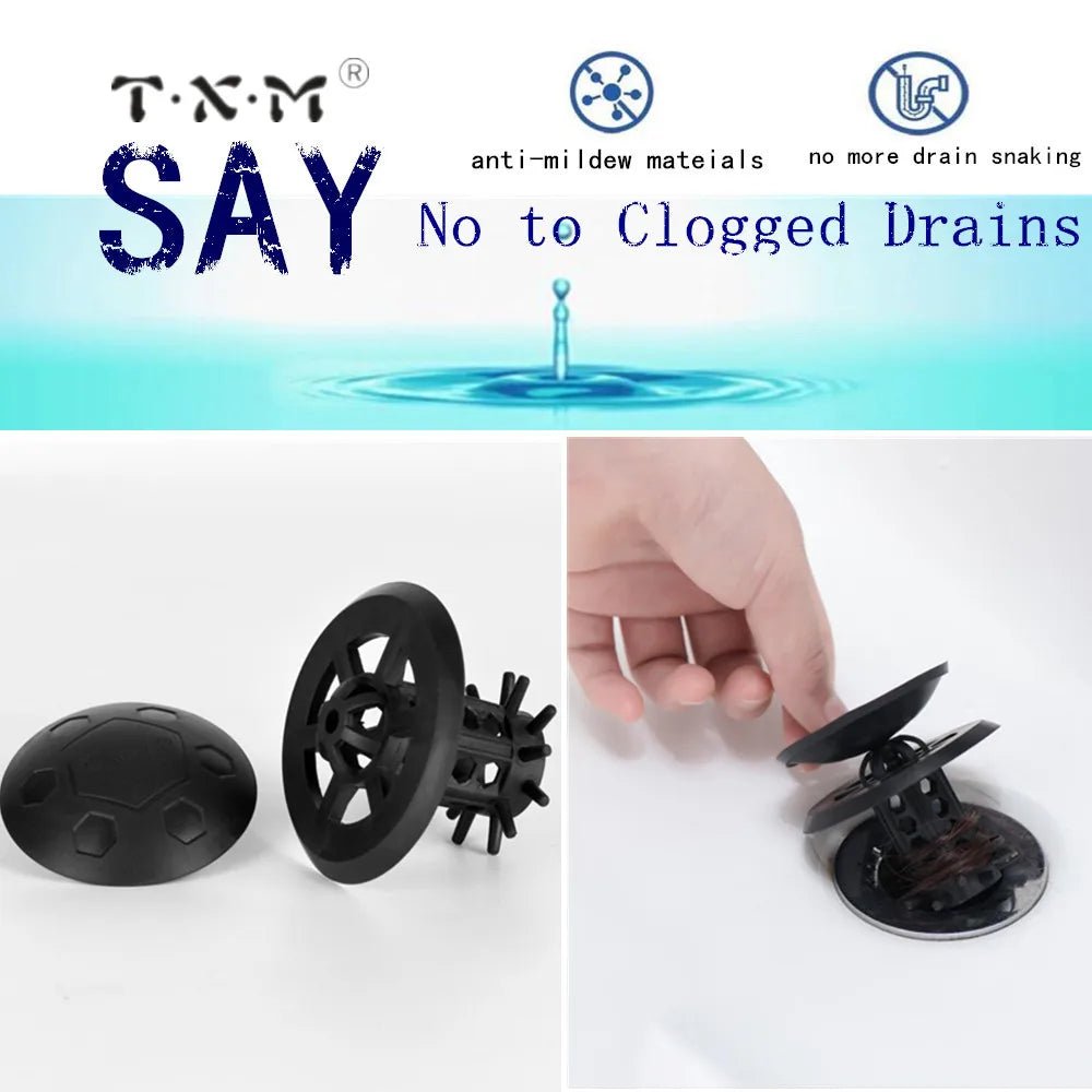 2/1 PACK TXM Drain Hair Catcher Bathtub/Sink Drain Hair Catcher,2 in 1 Bathtub Drain Protector for Shower - Buy That Thang