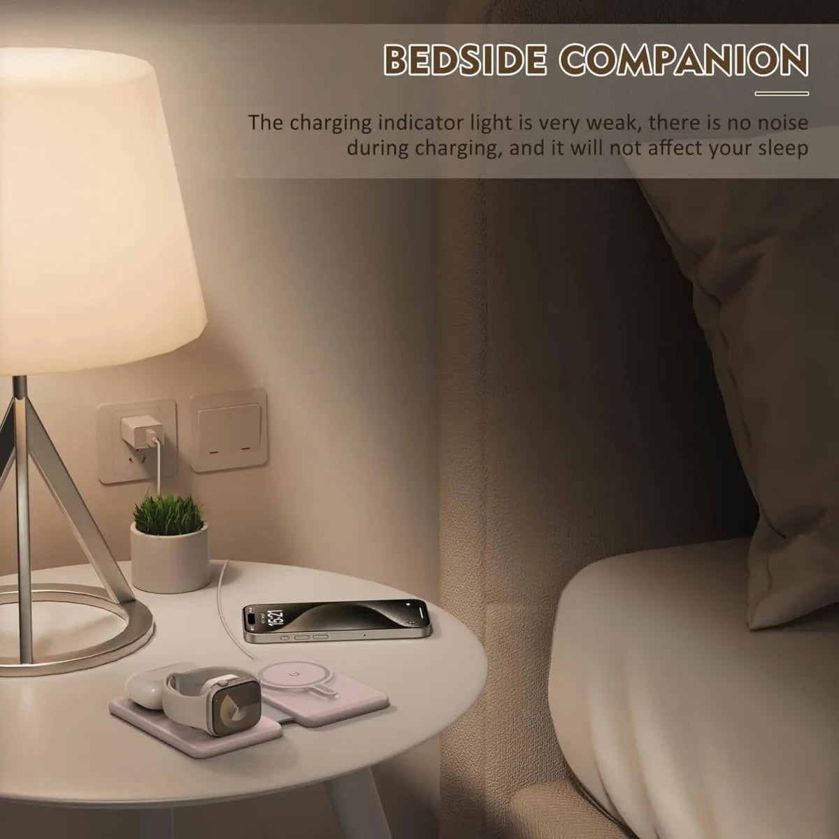 I Phone Wireless Charger - 3 - in - 1 Travel Charging Station for Multiple Devices, Portable Foldable Magnetic Charging Pad - Buy That Thang