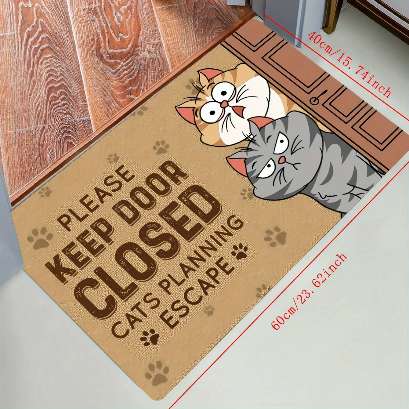VIKAMA Cartoon Cute Carpet Cat Floor Mat Door Mat Welcome Carpet Outdoor Carpet Rug For Bedroom Living Room Carpet Washable Carp - Buy That Thang