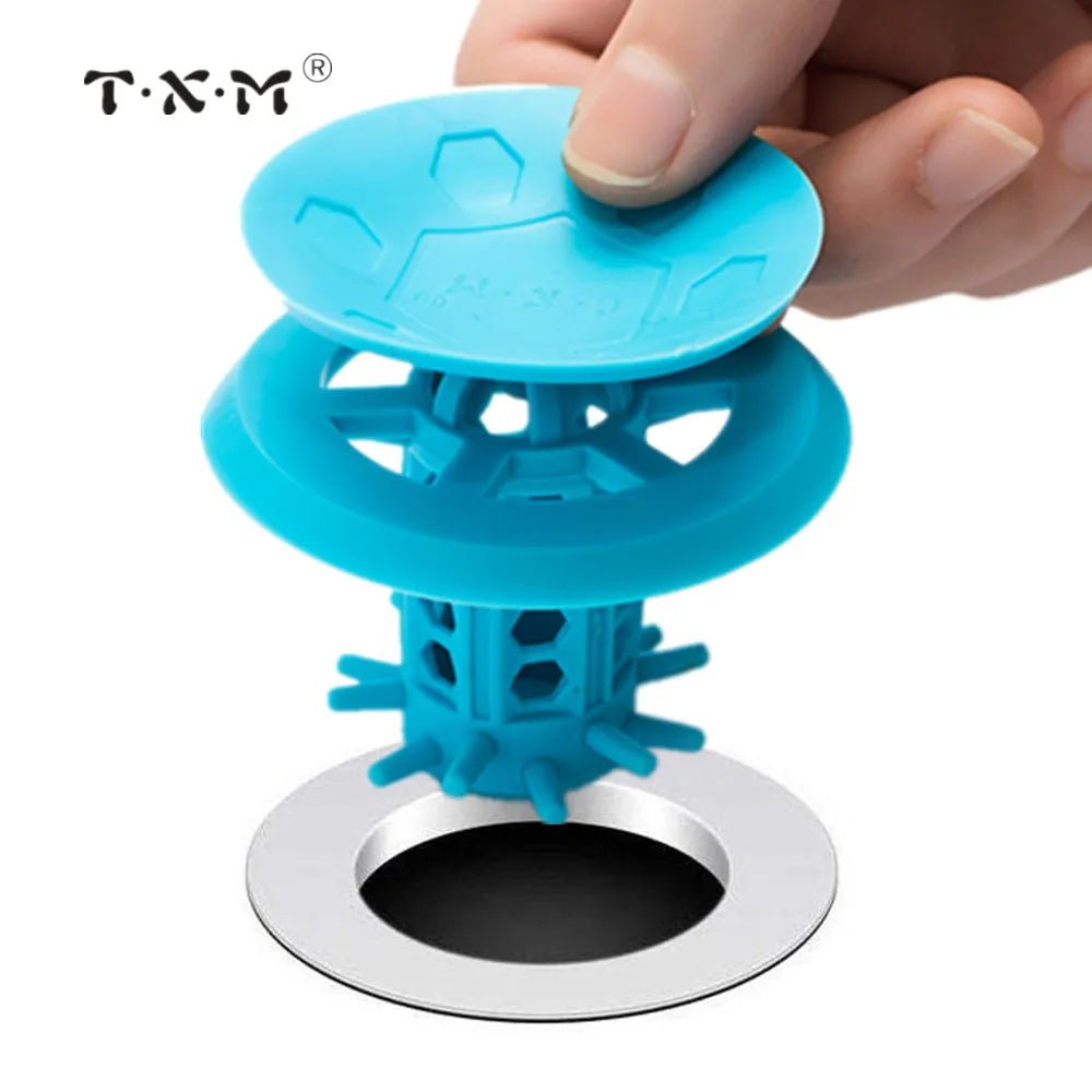 2/1 PACK TXM Drain Hair Catcher Bathtub/Sink Drain Hair Catcher,2 in 1 Bathtub Drain Protector for Shower - Buy That Thang