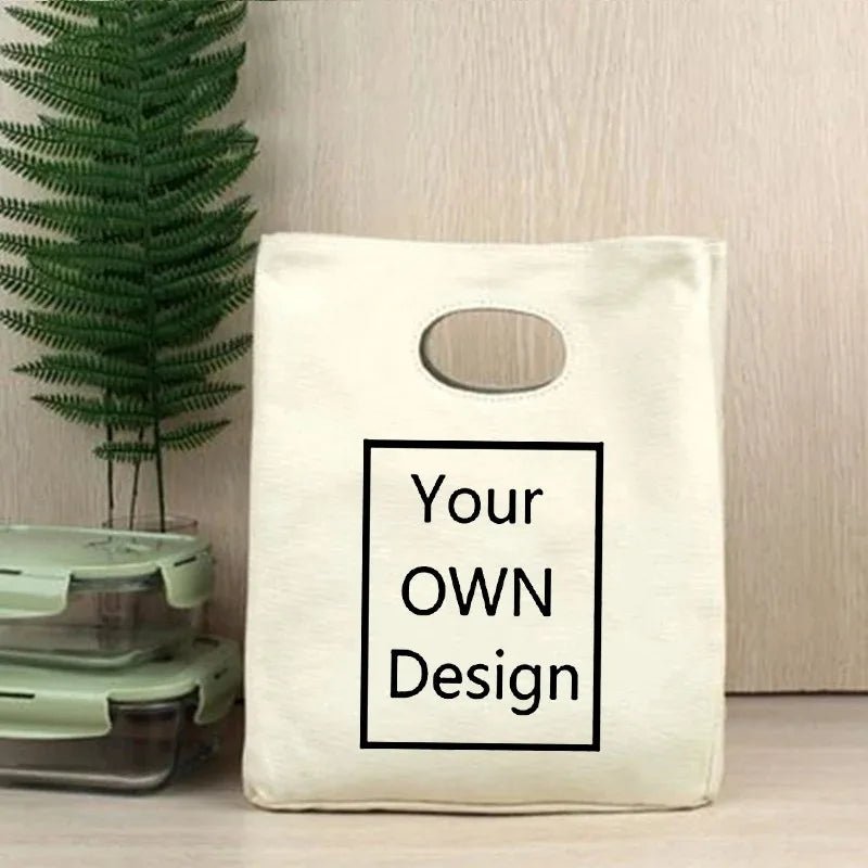 Personalized Thermal Insulated Canvas Lunch Tote