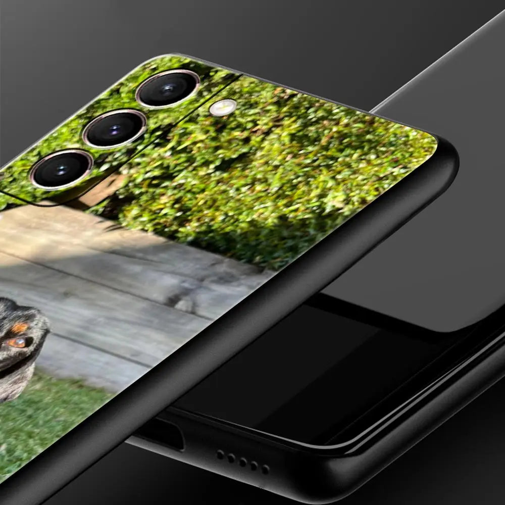 Dachshund Silhouette Dog cute animal Phone Case For Samsung Galaxy S24 S23 S22 S20 Ultra S21 FE 5G S10 S9 Plus S10E S8 Cover