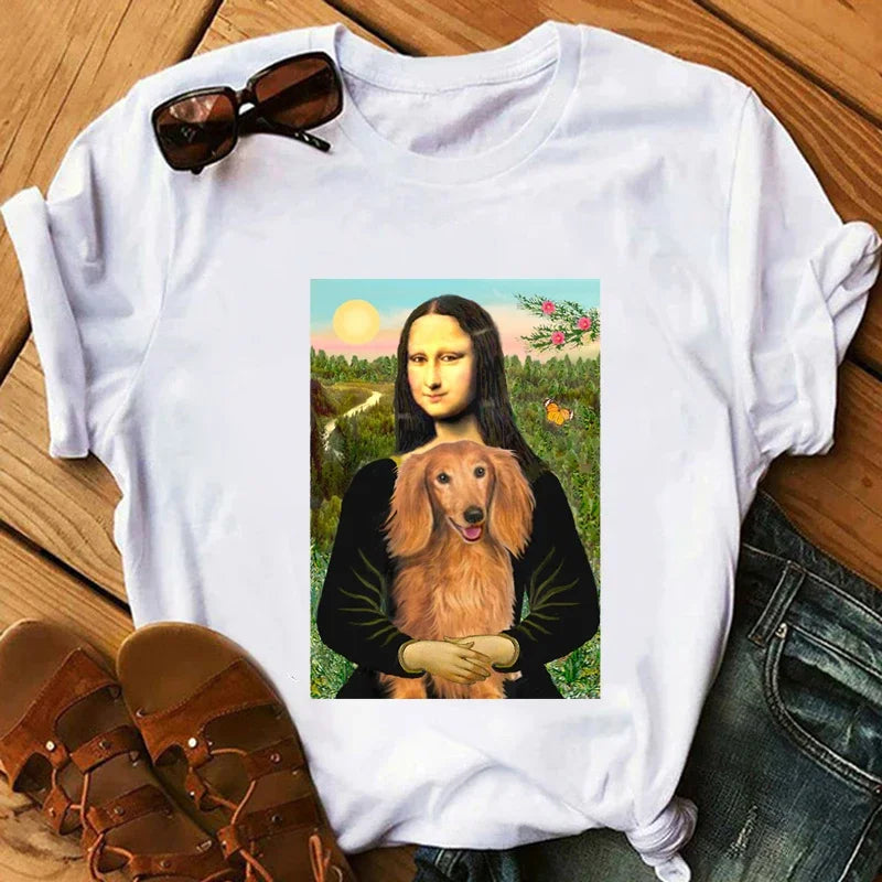 Oversized T-Shirt 'I Love My Dachshund' with Best-selling Print for Men And Women Comfortable Tee