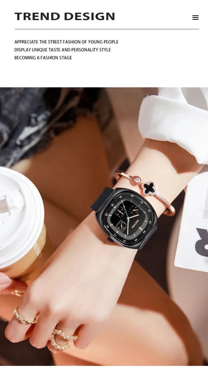 Women's Watch niche casual Korean quartz watch waterproof luminous fashion trend hot selling student women's watch часы gift - Buy That Thang