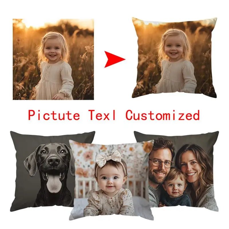 Custom Pillow Case Personalized Cozy Pillowcase Printed Your Design Logo Picture Text Home Decorative Pillows Household Gifts - Buy That Thang
