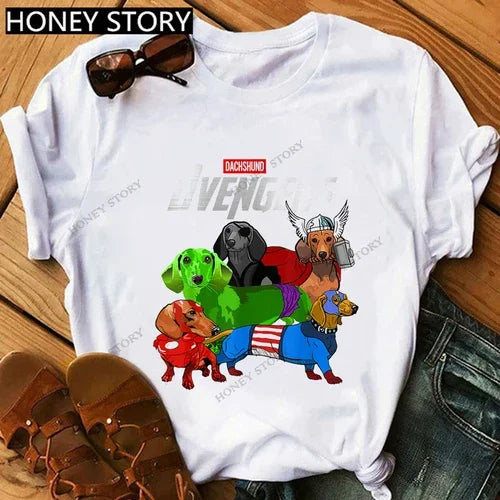 Oversized T-Shirt 'I Love My Dachshund' with Best-selling Print for Men And Women Comfortable Tee