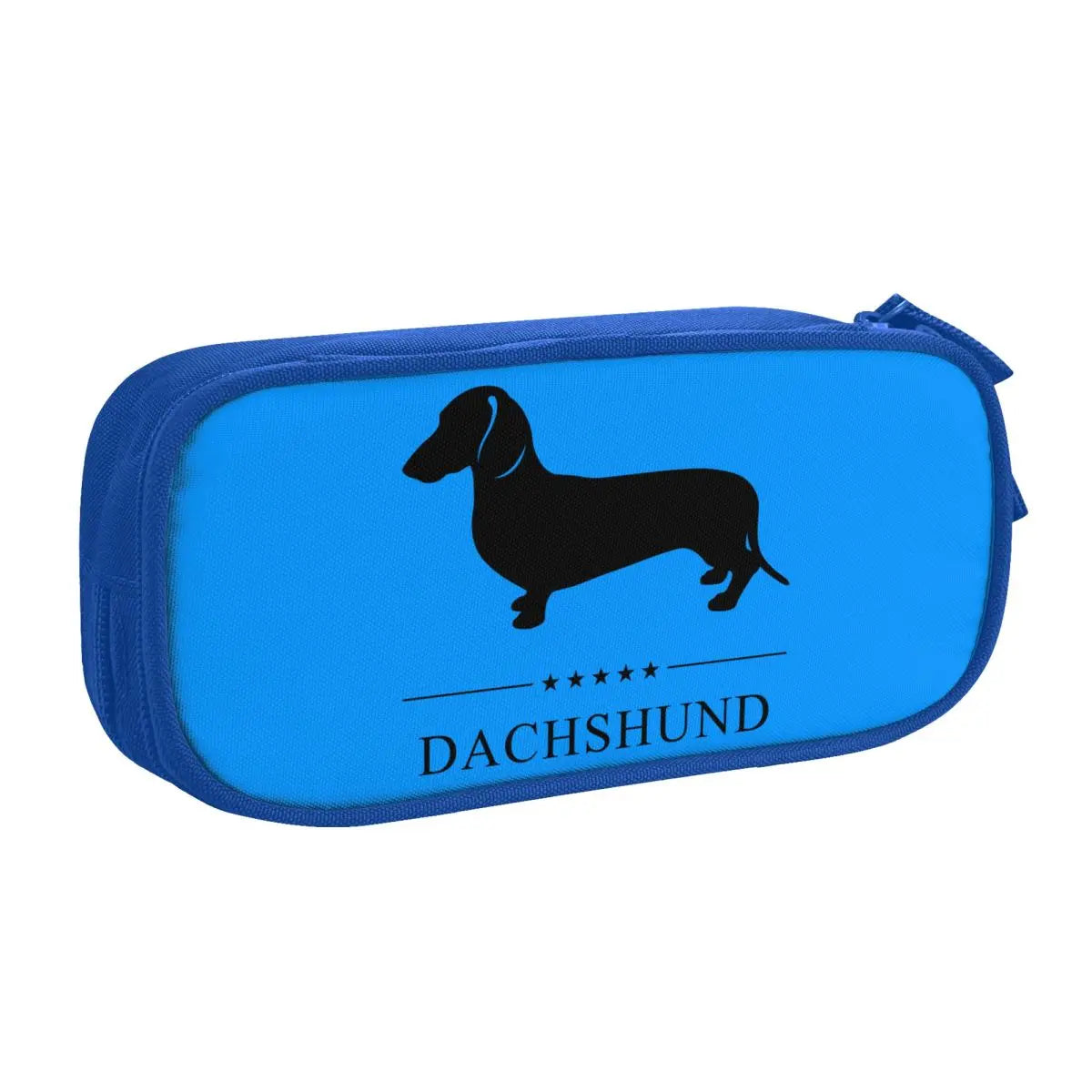 Custom Cute Dachshund Dog Cute Pencil Case Girls Boys Large Capacity Puppy Pet Pencil Pouch School Accessories