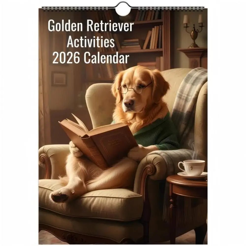 Fantastic Pug Calendar 2026 Beagle German Shepherd Wall Calendar Family Planner Golden Retriever Funny Dog Calendar Home Decor - Buy That Thang
